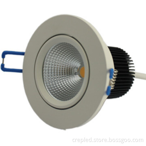 90MM cuttout movable dimmable led downlight 15w